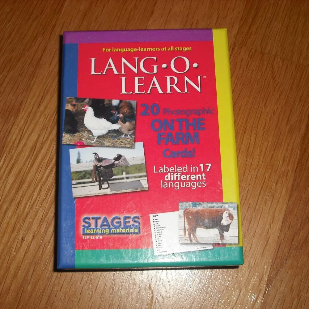 Lang O Learn on the Farm Animals by Stages Learning Materials